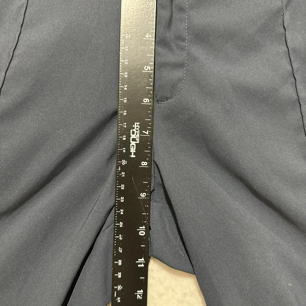 Nike Dri-Fit Sportswear‎ Shorts Size M Navy Featuring Green Stripes on the Sides